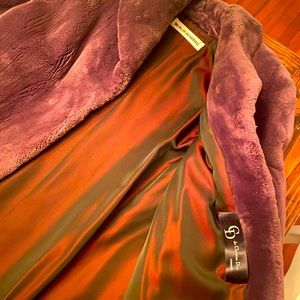 COPY - Vintage Christian Dior Purple Beaver Fur Coat- RARE FIND!